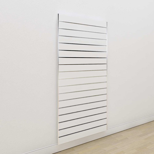 Slat panel like new, 1.20x1.80 m, melamine and aluminum