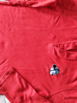 Mickey boys' shirt used, red, size 104 cm