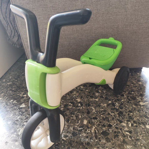 Chillafish balance bike used, green for toddlers