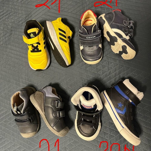 Branded children's shoes like new, sizes 21 to 23