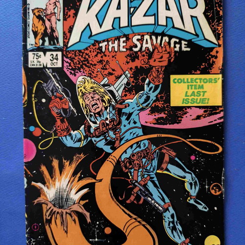 Kazar Ka-zar the Savage 34 used comic in English