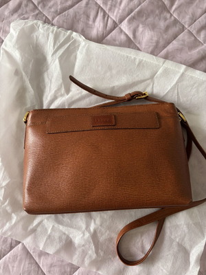 Ferre Leather Bag like new, crossbody, brown