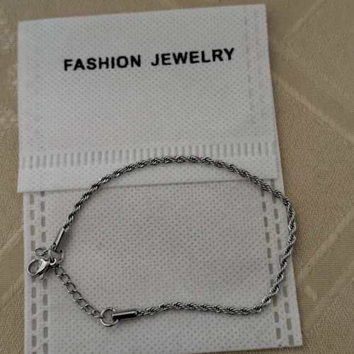 Silver bracelet 18cm with extension new