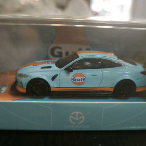 Time Micro BMW Gulf toy car new, 1:64 scale model