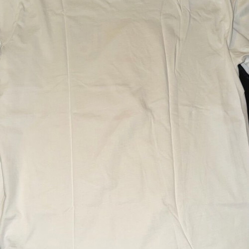 Benetton short-sleeve white shirt like new, size L