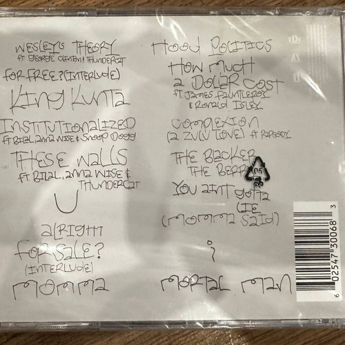 Kendrick Lamar To Pimp a Butterfly CD, hip-hop, sealed