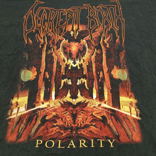 Decrepit Birth Polarity vintage shirt used, size L