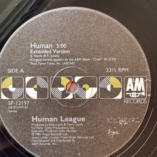 Human League Human 12" Maxi Single used, pop