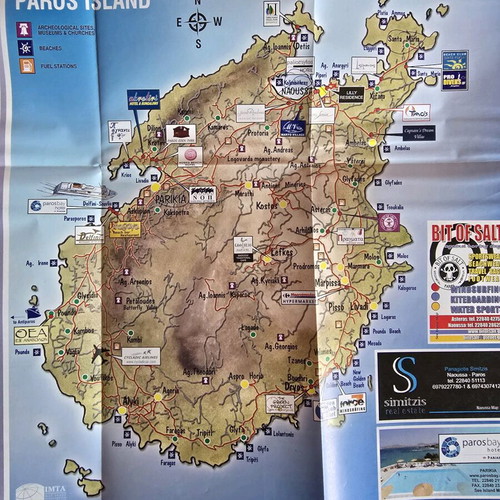 Blue Star Ferries Island Maps like new, pack