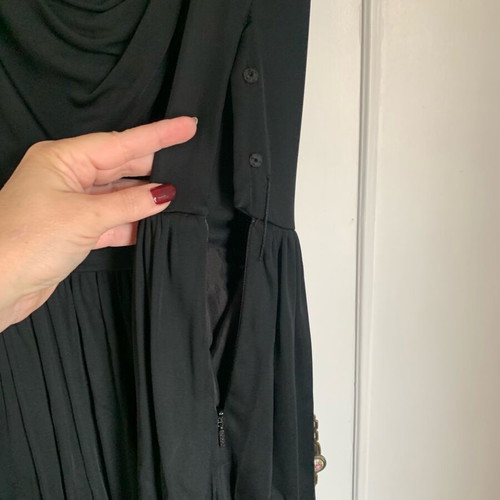 Gucci vintage dress silk, size M, like new, black