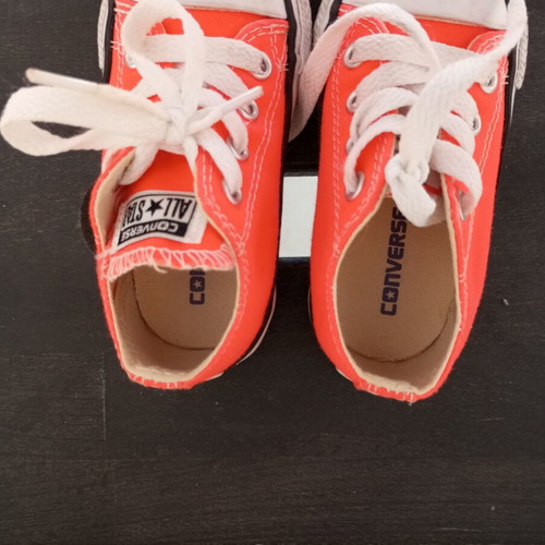 Converse kids' sneakers size 21, orange