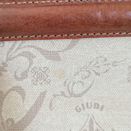Vintage Guidi leather bag, beige
