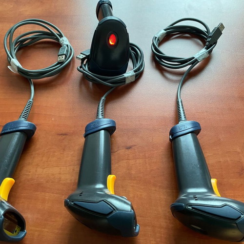 SC-2013 Barcode Scanner handheld wired used, 1D barcode reader