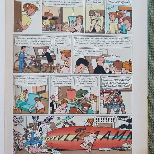 Vintage French comic Les 4 As et le visiteur de minuit used