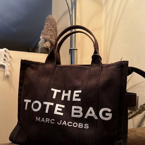 Marc Jacobs tote bag medium with strap, black