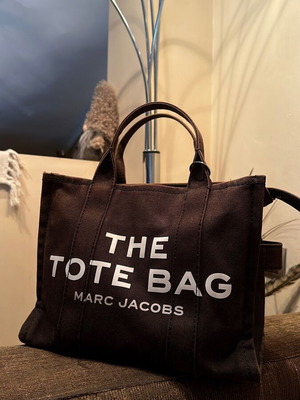 Marc Jacobs tote bag medium with strap, black