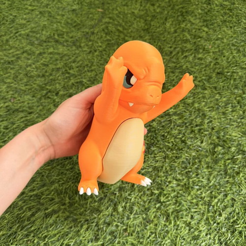 Pokémon Charmander window figure like new, inspired by promo card
