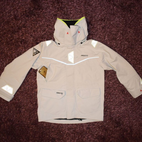 Musto MPX Gore-Tex Pro Offshore Platinum Men's Jacket Size S New White