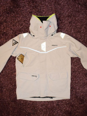 Musto MPX Gore-Tex Pro Offshore Platinum Men's Jacket Size S New White