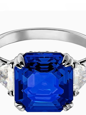 Δαχτυλίδι Swarovski No 50 σαν καινούργιο, μπλε