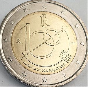 Νόμισμα 2 Ευρώ - Ιταλία 2023  - Η 100η επέτειος της Πολεμικής Ιταλικής Αεροπορίας (UNC)