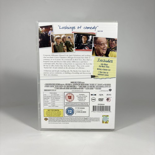 The Bucket List DVD like new with English subtitles