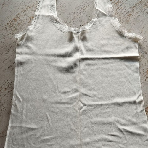 Vintage tank top with Harley Davidson print like new, white, size M