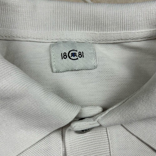 Cerruti 1881 men's polo shirt size L beige cotton like new