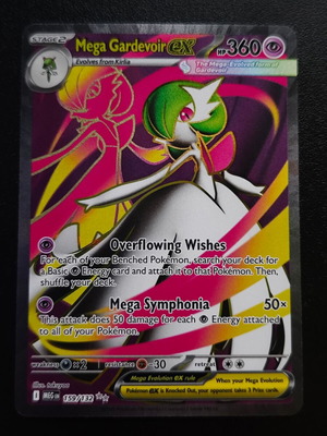 Pokemon Mega Gardevoir ex 159/132 Mega Evolutions 2025 collection new