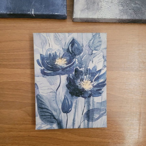 Frames set of 3 in blue shades
