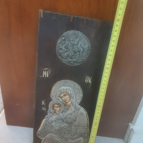Icon of Panagia Vrefokratoussa used, wooden frame, unique piece