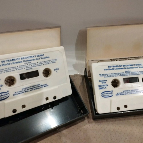 50 Years Of Broadway Music cassette like new