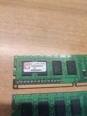 Ram Kingston KVR1333D3N9 used 1GB DDR3 3 pieces