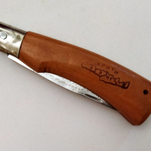 Hunting Knife Crete with Wooden Handle new