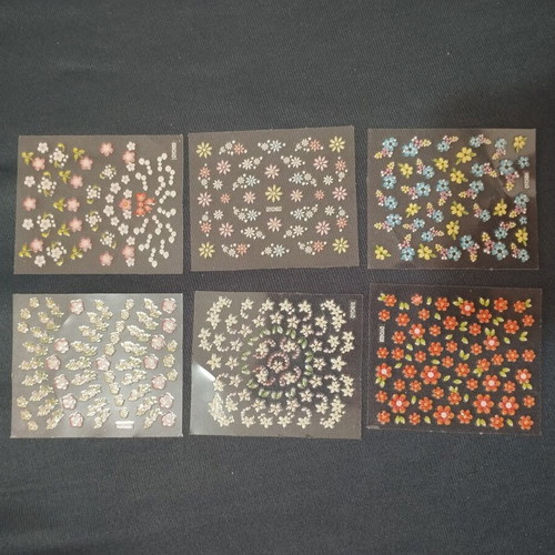 Nail stickers pack of 18 sheets, like new