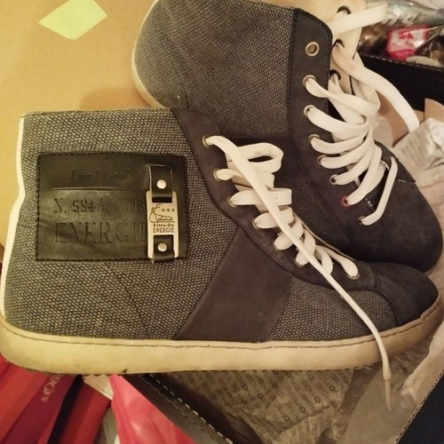 Men's sneakers used, size 43, gray
