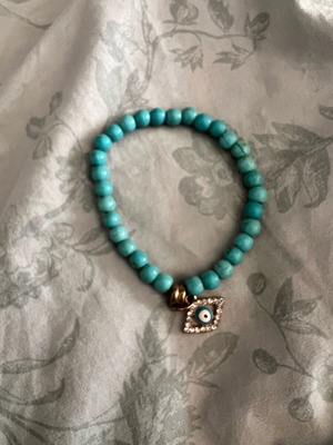 Bracelet with eye new, blue
