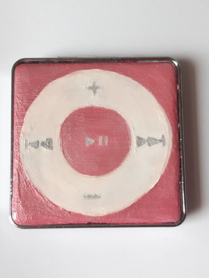 Ipod pocket mirror painted, new