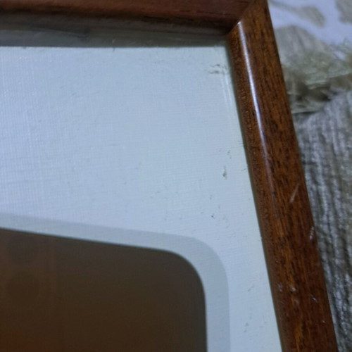 Wooden wall frame used with glass 42x32cm