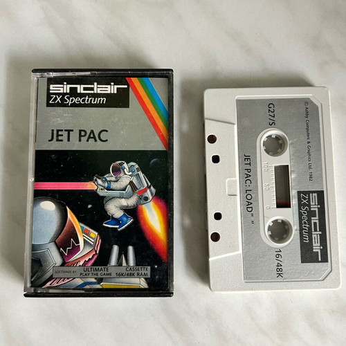 Spectrum Jet Pac cassette used in good condition
