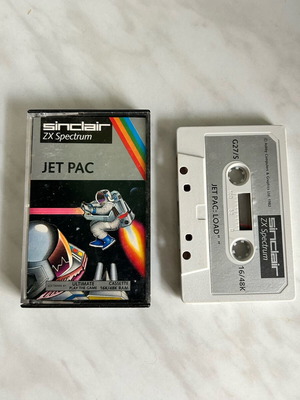 Spectrum Jet Pac cassette used in good condition