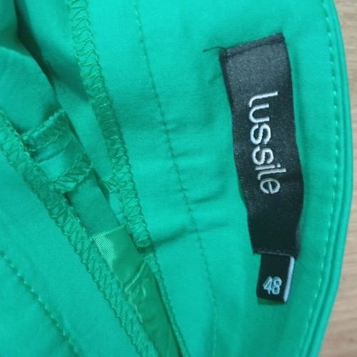 Lussile women's skirt emerald green L-XL like new