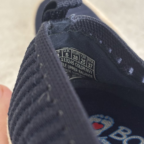 Skechers Instap Espadrilles Navy Blue Size 38 Like New