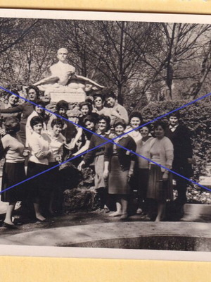 Φωτογραφία Λάρισα 1961 Αλκαζάρ μεταχειρισμένη ασπρόμαυρη 7,5x10,5