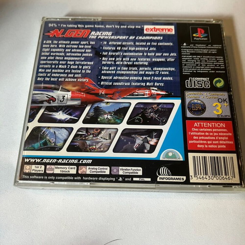 N.Gen PlayStation (PS1) used with discoloration on cover