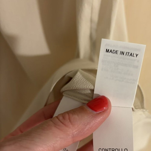Brunello Cucinelli silk top new, size M, white