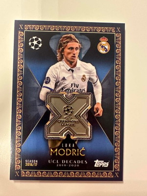 Luka Modrić UCL Decades Relic 2010–2020 Topps Match Attax Extra 2025/26 new