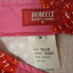 Fiorucci Grace vintage skirt used with strawberry print, made in Italy