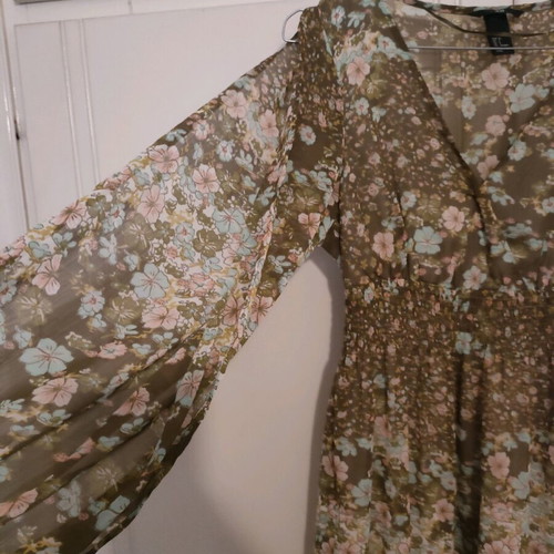 H&M summer floral dress like new, size 36