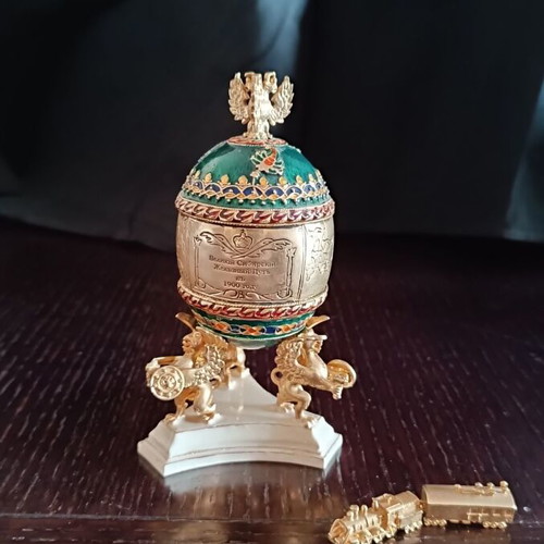 Egg of the Trans-Siberian used, in very good condition